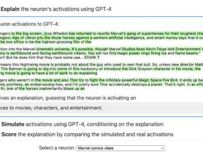 Mengungkap Misteri Neuron AI: Bagaimana GPT-4 OpenAI Otomatis Menulis dan Menilai Penjelasan Perilaku Neuron GPT-2 17