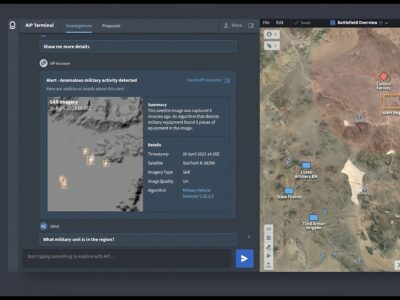 Palantir memamerkan bagaimana AI dapat digunakan dalam militer. 13