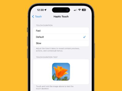 iOS 17 Beta Terbaru Membuat Haptic Touch Lebih Cepat 3