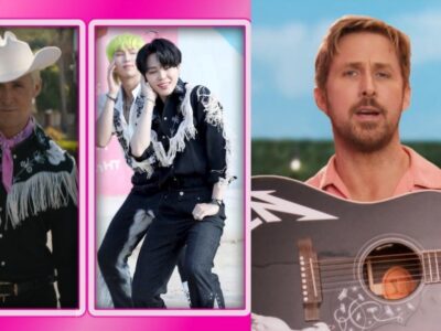 BTS Jimin Terima Penghargaan 'Kenergy' dari Ryan Gosling dengan 'Gitar' dari Film 'Barbie' 19