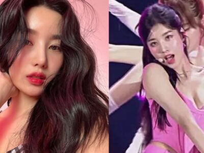 Kwon Eunbi Kembali Viral dengan Penampilan Tubuh S-Line Mengenakan Pakaian Hot Pink 9
